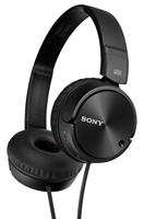 Sony Opvouwbare Instap-Hoofdtelefoon Met Digitale Ruisonderdrukking Zwart - thumbnail