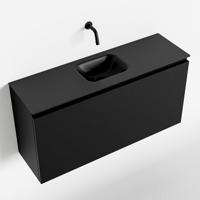 MONDIAZ OLAN 100cm toiletmeubel urban. LEX wastafel urban midden geen kraangat - thumbnail