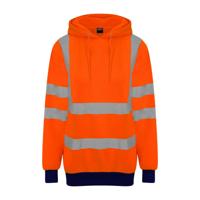 Reflecterende hoodie oranje - 4XL - thumbnail