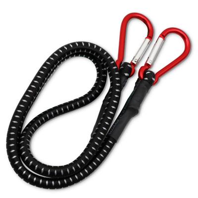 Rubberen Bagagespin met karabijnhaak 80cm x 10 mm Ø Rubberen Bagagespin met karabijnhaak 80cm x 10 mm Ø