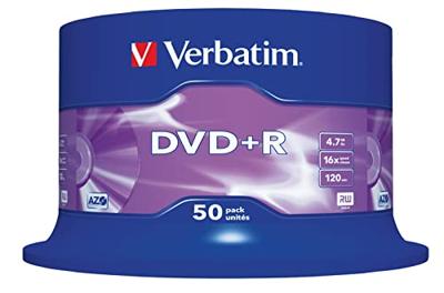 Verbatim DVD onbewerkt Spindel. 50 Stuk Niet-specified.