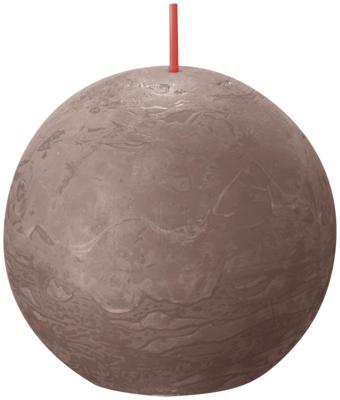 Bolsius Bolkaars 7,6cm Rustic Taupe Bolsius Bolkaars 7,6cm Rustic Taupe