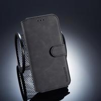 DG. MING Retro olie kant horizontale Flip Case voor Huawei P20 Lite / Nova 3e met houder & kaartsleuven & portemonnee (zwart) - thumbnail