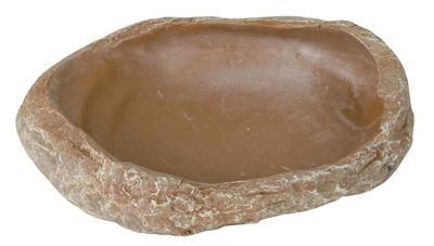 TRIXIE REPTILAND WATER- EN VOERSCHAAL 15X12X3,5 CM 2 ST