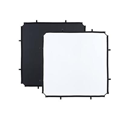 Manfrotto LL LR81121R Skylite Rapid Fabric Small 110x110cm zwart/wit