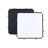Manfrotto LL LR81121R Skylite Rapid Fabric Small 110x110cm zwart/wit - thumbnail
