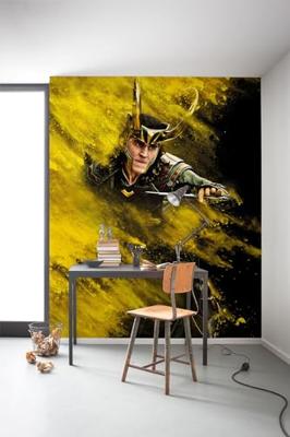 Komar Into Wonderland Fotobehang Marvel Loki Yellow Dust - IADX4-100