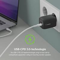 Belkin BoostCharge Pro 2-poorts USB-C GaN-wandlader met PPS (65 W) oplader - thumbnail