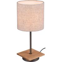 LED Tafellamp - Tafelverlichting - Trion Elmo - E27 Fitting - Rond - Antiek Nikkel - Aluminium - thumbnail