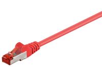 Goobay 68279 CAT 6 verbindingskabel, S/FTP (PiMF), rood, 2 m kabellengte - thumbnail