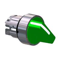 Schneider Electric ZB4BD203 ZB4BD203 (Ø) 22 mm Chroom, Groen 1 stuk(s) - thumbnail