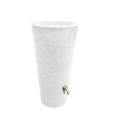 Regenton manhattan rond wit 160L incl. messing kraantje Prestige - Prestige