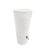 Regenton manhattan rond wit 160L incl. messing kraantje Prestige - Prestige - thumbnail