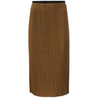Modström rok Helin met plooien bruin - thumbnail