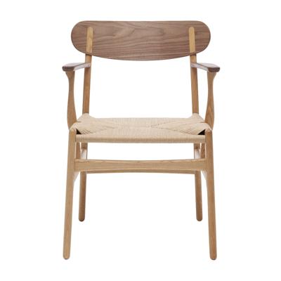 Carl Hansen CH26 Stoel Eiken Walnoot Gelakt Carl Hansen CH26 Stoel Eiken Walnoot Gelakt