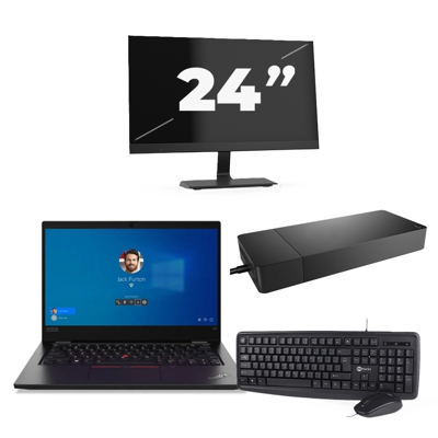 Lenovo ThinkPad L13 Gen 2 - Intel Core i3-11e Generatie - 13 inch - 8GB RAM - 256GB SSD - Windows 11 + 1x 24 inch Monitor Lenovo ThinkPad L13 Gen 2 - Intel Core i3-11e Generatie - 13 inch - 8GB RAM - 256GB SSD - Windows 11 + 1x 24 inch Monitor