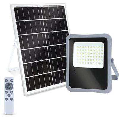 Zonne-energie LED Floodlight 300W IP65 - Koud Wit 6500K met Afstandsbediening