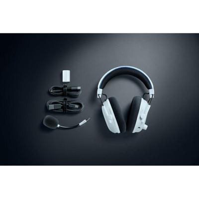 Razer BlackShark V3 Pro for PlayStation - Draadloze actieve ruisonderdrukking Esports-headset ANC - TriForce 50 mm drivers - HyperSpeed 2,4 GHz - THX Spatial Audio - PS5/PC | Wit