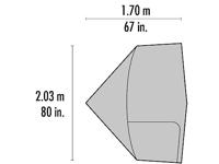 MSR Gearshed V2 (Fits Elixi & Hubba Nx) Tentluifel Green - thumbnail