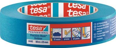 tesa PRECISION OUTDOOR 04440-00001-00 Maskeertape tesa Professional Blauw (l x b) 50 m x 25 mm 1 stuk(s)