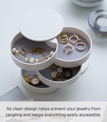 Yamazaki 4068 doos, zakje & organizer voor juwelen/sieraden Vilt, Kunststof