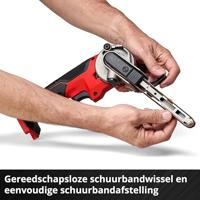 Einhell TE-BF 18 Li-Solo Akku-Bandfeile 4461000 Accu-bandschuurmachine Incl. accessoires, Zonder accu, Zonder lader Bandbreedte 13 mm Bandlengte 457 mm - thumbnail