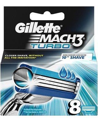 Gillette Gillette Mach3 Turbo scheermesjes new (8 st.) Gillette Gillette Mach3 Turbo scheermesjes new (8 st.)