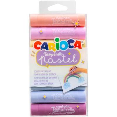 Verfstift Carioca Temperello set à 8 pastelkleuren | 6 stuks Verfstift Carioca Temperello set à 8 pastelkleuren | 6 stuks