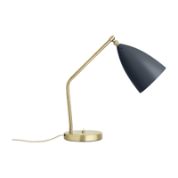 Gubi Grasshoppa Tafellamp - Messing & Antraciet grijs - thumbnail