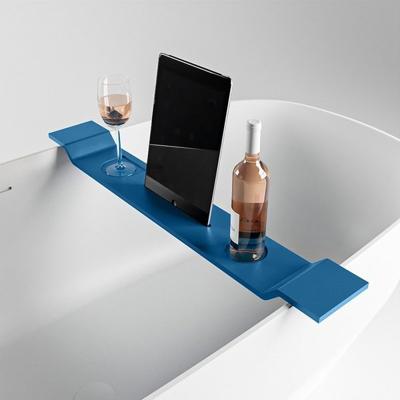 MONDIAZ EASY Badplank 86cm solid surface kleur Jeans