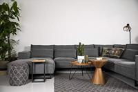 HSM Collection salontafel Eri Hairpin - naturel/zwart - 60x40 cm - thumbnail