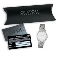 OOZOO C10525 Horloge Timepieces staal zilverkleurig-wit 34 mm - thumbnail