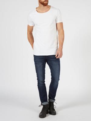 Petrol Industries T-Shirt Basic O-Neck Bodyfit Two Pack White