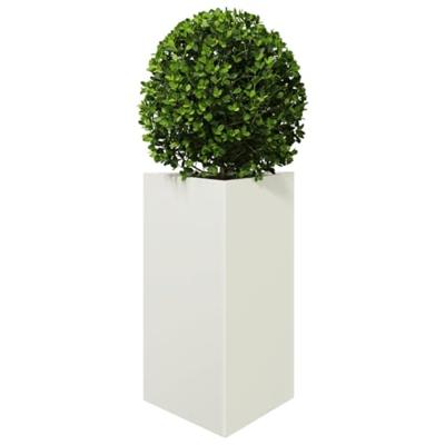 VidaXL Plantenbakken 2 st driehoek 50x43x75 cm staal wit VidaXL Plantenbakken 2 st driehoek 50x43x75 cm staal wit