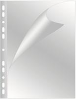 Q-CONNECT geperforeerde showtas A4 11-gaatsperforatie glashelder 80 micron pak van 25 stuks - thumbnail