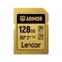 Lexar Pro Gold Armor 128GB SDXC UHS-II V60 - R280/W210 MB/s - IP68 - thumbnail