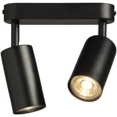 2-spot Basic - mat zwart - 10xØ18 cm