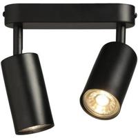 2-spot Basic - mat zwart - 10xØ18 cm - thumbnail