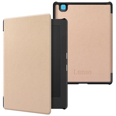 Lunso Kobo Aura Edition 2 hoes (6 inch) - sleepcover - Goud Lunso Kobo Aura Edition 2 hoes (6 inch) - sleepcover - Goud