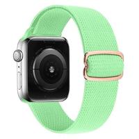 Solo Loop Nylon bandje - Lichtgroen - Geschikt voor Apple Watch 44mm / 45mm / 46mm / 49mm - thumbnail