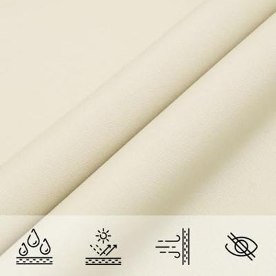 Zonnescherm rechthoekig 3x6 m oxford stof crmekleurig