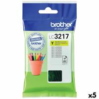 Originele inktcartridge Brother LC3217 Geel (5 Stuks) - thumbnail