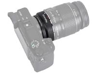Commlite Electronic AF lens mount adapter from EF lens to E-Mount Camera zwart - thumbnail