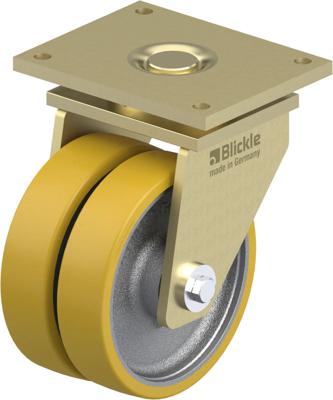 Blickle LSD-GTH 250K Dubbel zwenkwiel Wieldiameter: 250 mm Draagvermogen (max.): 2700 kg 1 stuk(s)