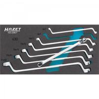 HAZET Dubbele ringsleutelset 163-296/7 - Buitentwaalfkant tractieprofiel - 7-delig - 6 x 7 - 8 x 9 - 10 x 11 - 12 x 13 - 14 x 15 - 17 x 19 - 21 x 22 - thumbnail