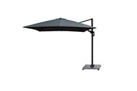 Hawaii zweefparasol 300x300 cm. - Donker grijs - thumbnail