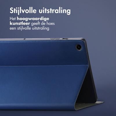 Accezz Classic Tablet Case Samsung Galaxy Tab A9 Plus Tablethoesje Blauw Accezz Classic Tablet Case Samsung Galaxy Tab A9 Plus Tablethoesje Blauw