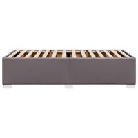 Bedframe kunstleer grijs 100x200 cm - thumbnail