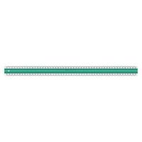 Linex antislip liniaal 50 cm groen/transparant - thumbnail