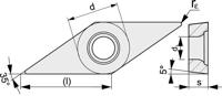 WISSELPLAAT VBMT 160404-M-UNI - thumbnail